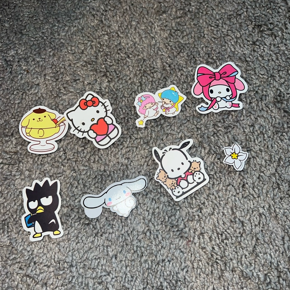 3 for $12 Cute Hello Kitty Character Sticker Set